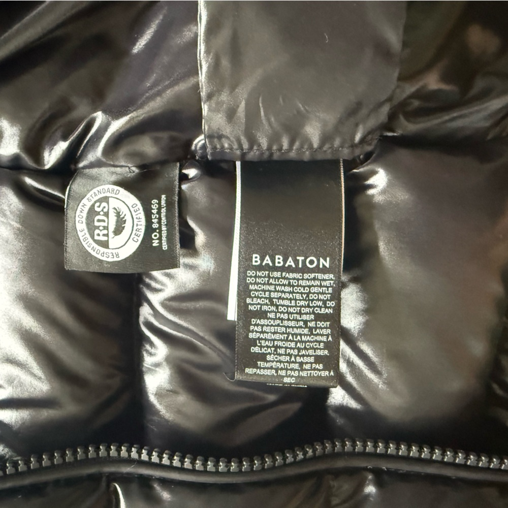 Aritzia Shiny Black Long Puffer Jacket - Picture 10 of 12